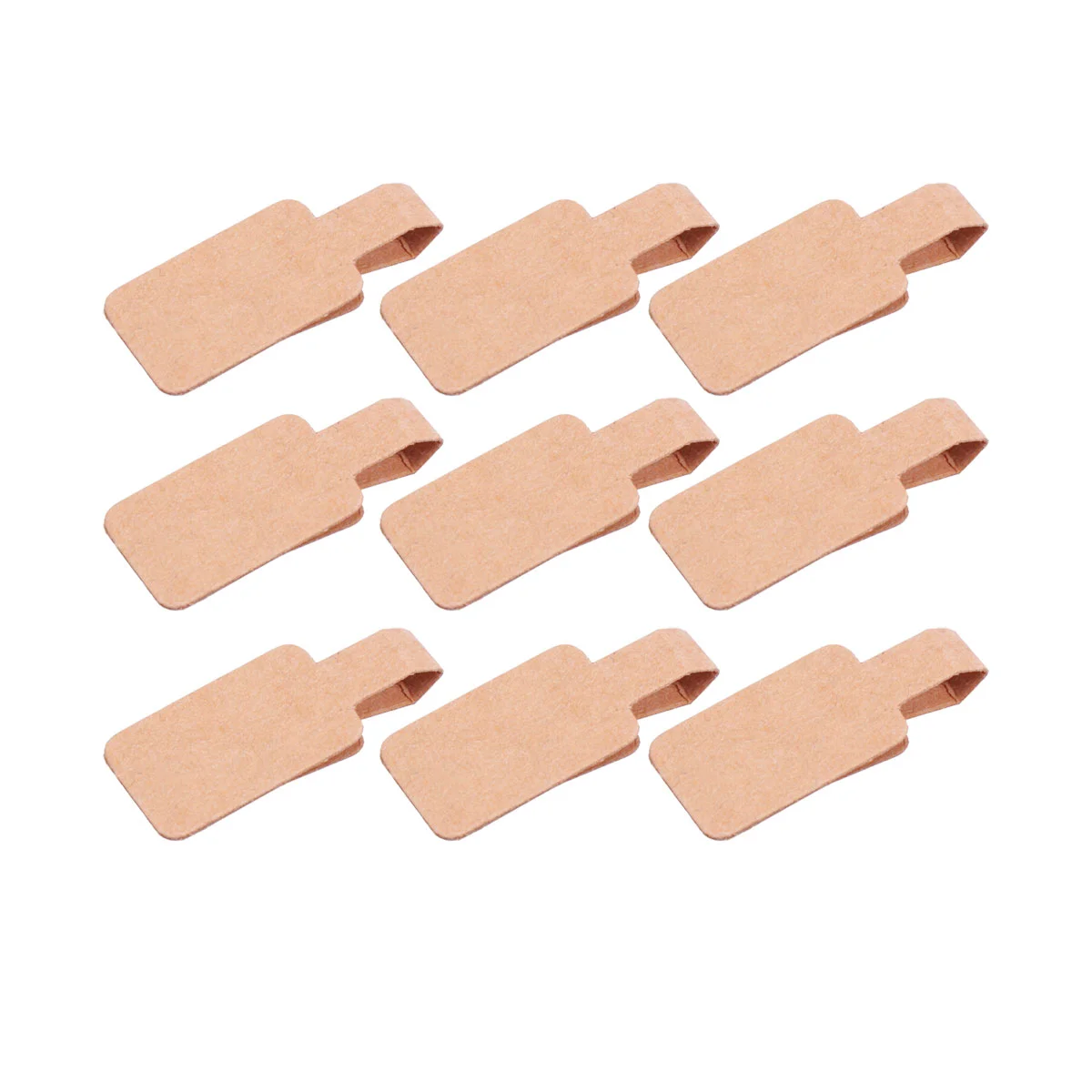 

200 Pcs Blank Necklace Hanging Small Labels Stickers Rings Display Jewelry Keyring Stickers