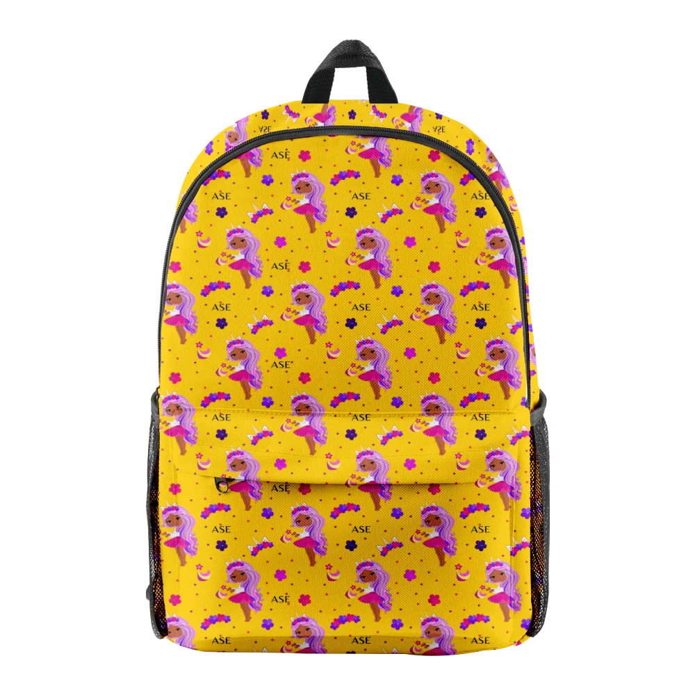Popular Novelty African Girls pupil Bookbag Notebook Backpacks 3D Print Oxford Waterproof Boys/Girls Fashion Travel Backpacks