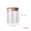 175 Ml Salt Storage Candy Jar Glass Jars Tea Sealing Cap Coffee Bean Loose Containers Sealed Canisters 5