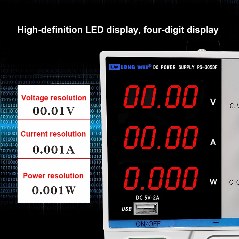 30V 10A DC Switching Power Supply LONGWEI PS-3010DF Bench Equipment For Testing