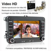 7-дюймовая автомобильная навигационная система с GPS, мультимедийное Wi-Fi радио 2 + 32G Android Auto и Carplay для Volkswagen Golf 5,6, Polo, Passat b6, b7, Skoda — изображение 5