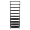 10 Tier Stackable Shoe Rack Storage Shelves - Stainless Steel Frame Holds 50 Pairs Of Shoes 6