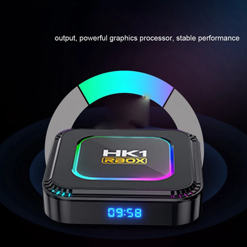 음성 미디어 플레이어 스마트 TV 박스, 안드로이드 13, RK3528, HDR10, 8K RGB 라이트, BT 5.0, 와이파이 6, 4 + 32G