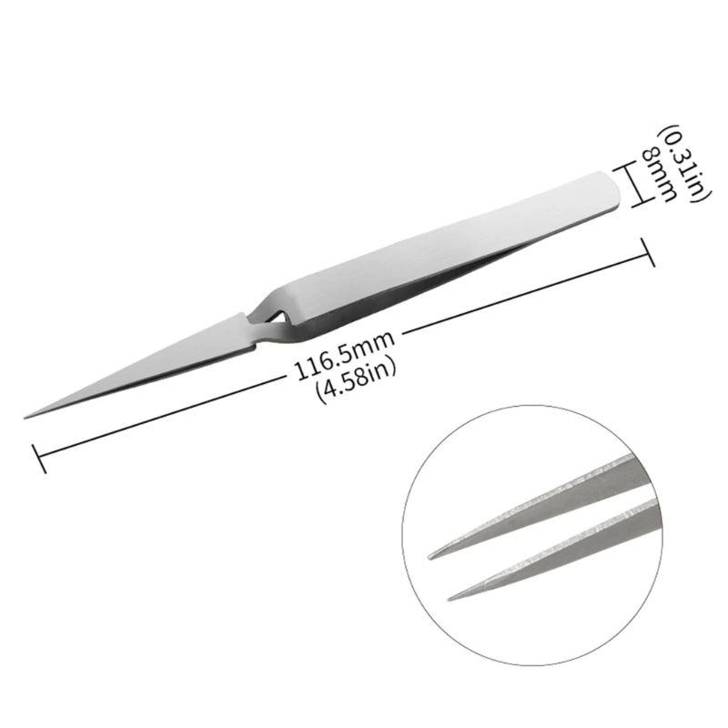 Precisions Tweezers Multifunction Hand Tool Lock Reverse Tweezers Easy Operation Repair Tool for Workshop