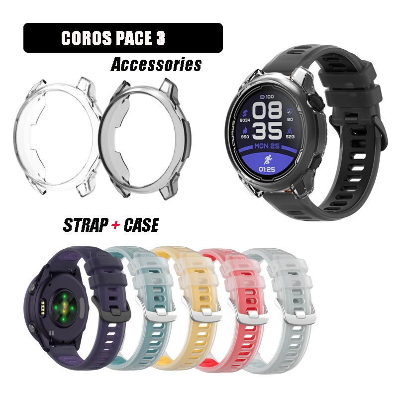 Enhanced Product Title:  
Transparent Jelly Color Silicone Watch Strap