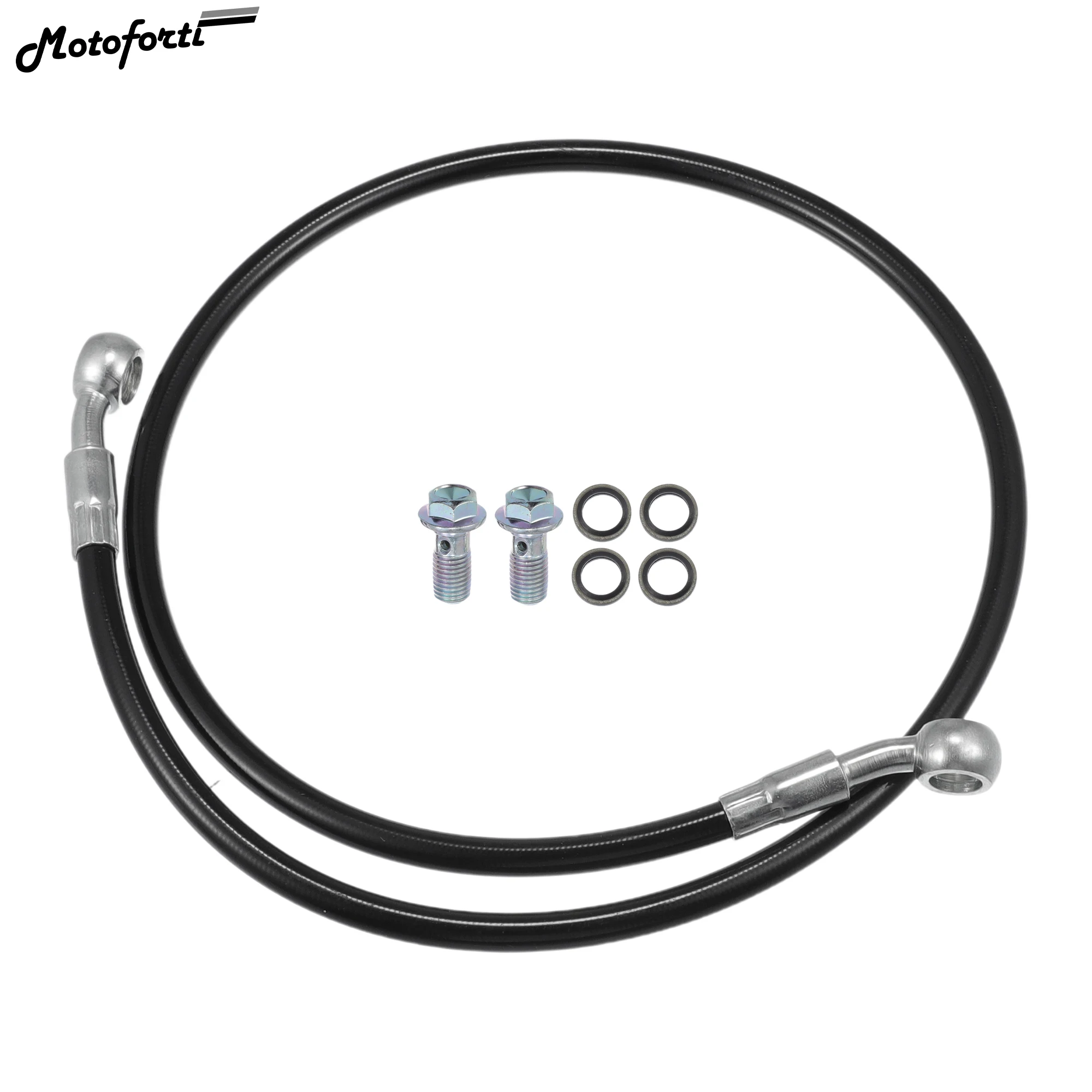 Motorcycle Brake Hose Motoforti 30 50 60 80 90 100 110 150 180 200 220cm Brake Hose Motorcycle Hydraulic Brake Line Oil Hose Pipe Bike 1 Set