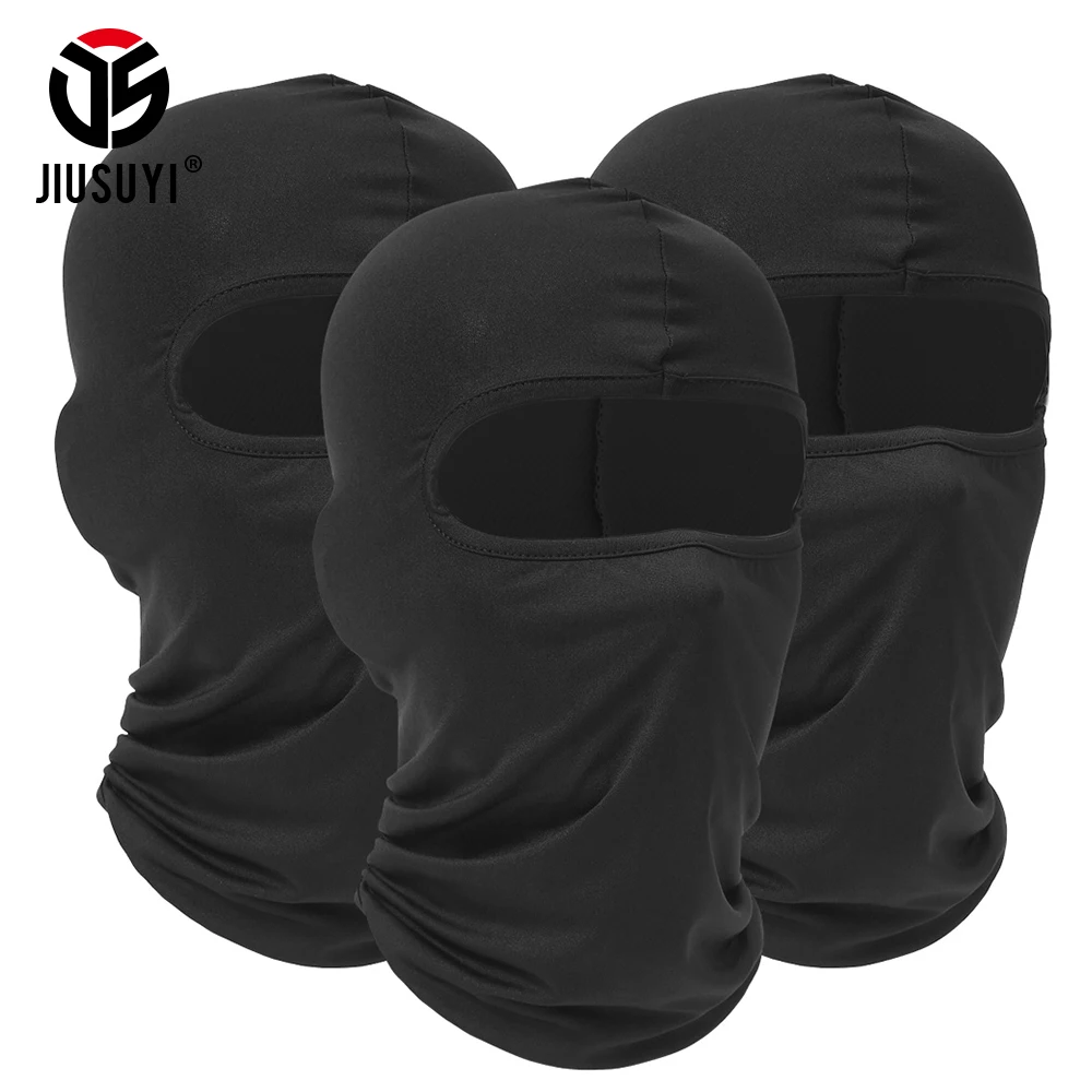 balaclava mask 3/6 pieces quick-dry sport full face mask soft breathable beanies cycling helmet liner running hiking fishing hood cap