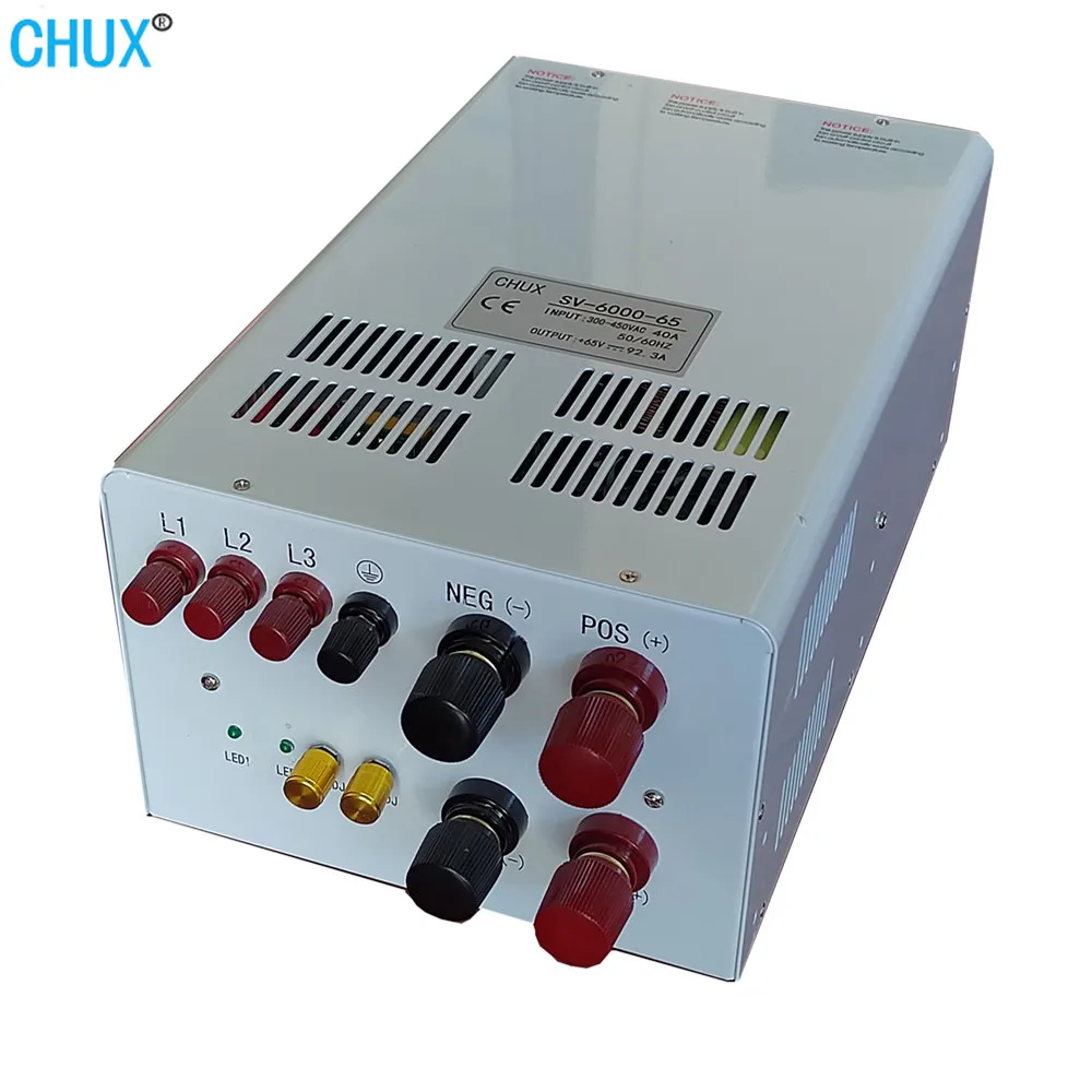CHUX 6000W Switching Power Supply 12V 24V 60V 72V 80V 90V 100V 120V