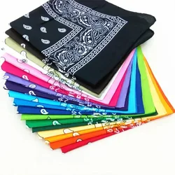 Unisex Paisley Bandana Scarf and Hair Wrap Accessory (Mixed  6pcs)