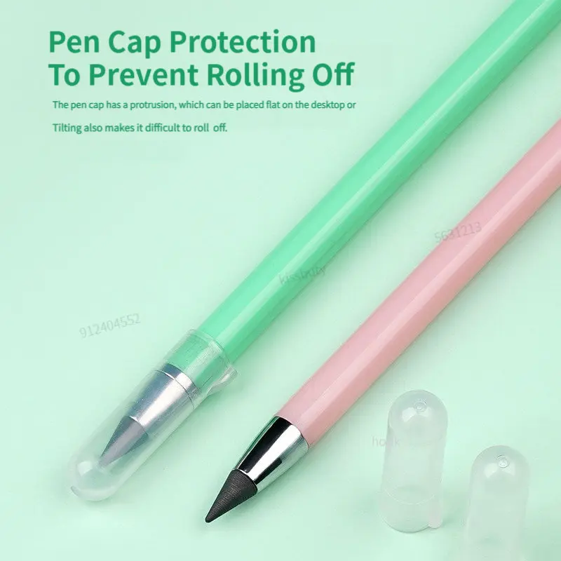 HB Macaron Everlasting Pencil Unlimited Writing Pencil Erasable Pencil Kawaii Pen Stationery School Supplies Kid Gift Stationery