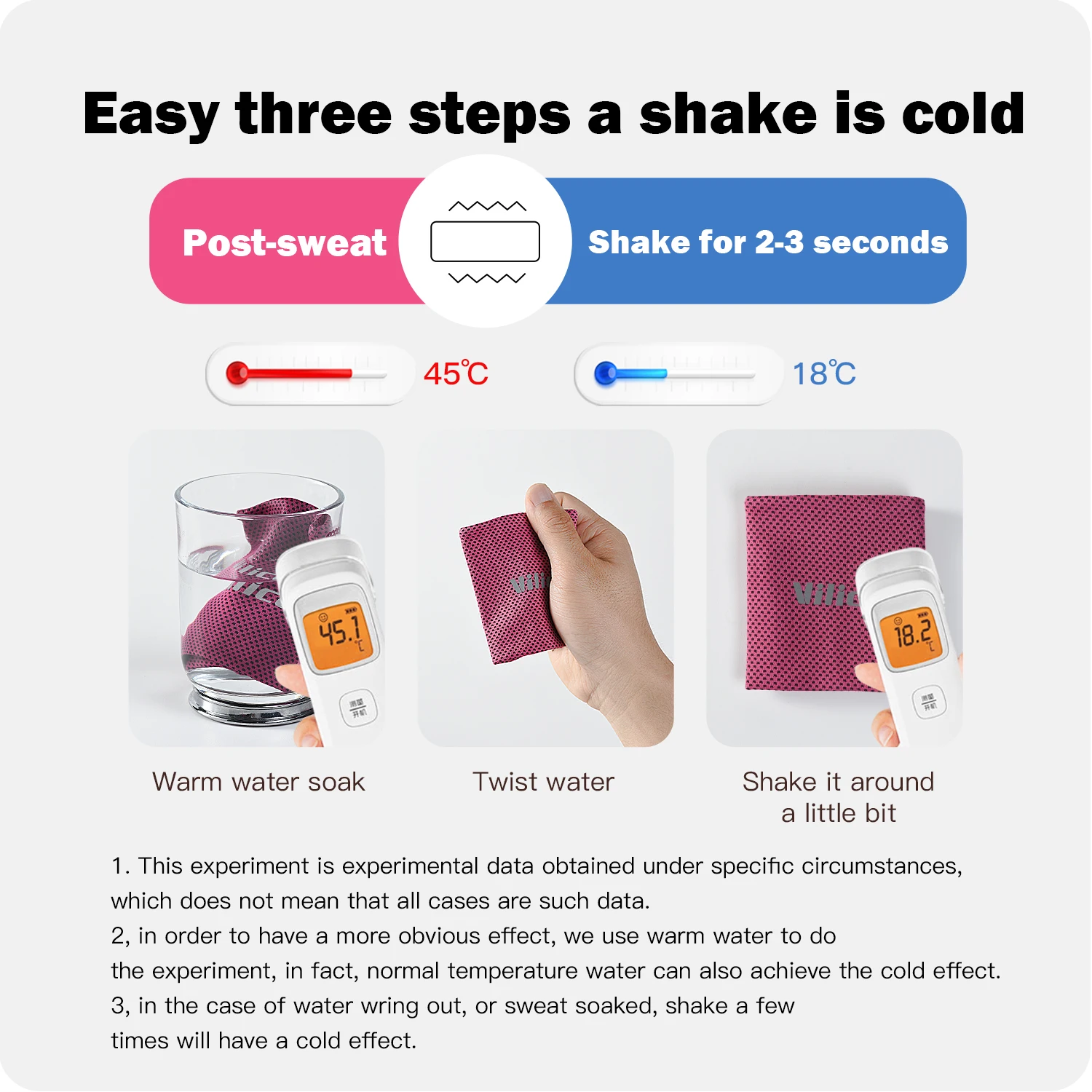 Ice Cooling Sports Wrist Sweatband 2