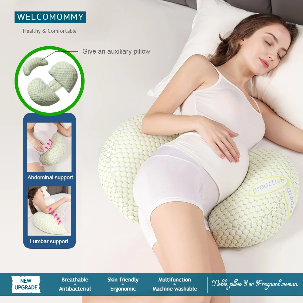 Pregnancy Pillow U-shaped Waist Pregnant Body Pillow Cushion Machine Washable Sleeping Bedding Maternity Nursing Pillows Cotton pregnancy pillow