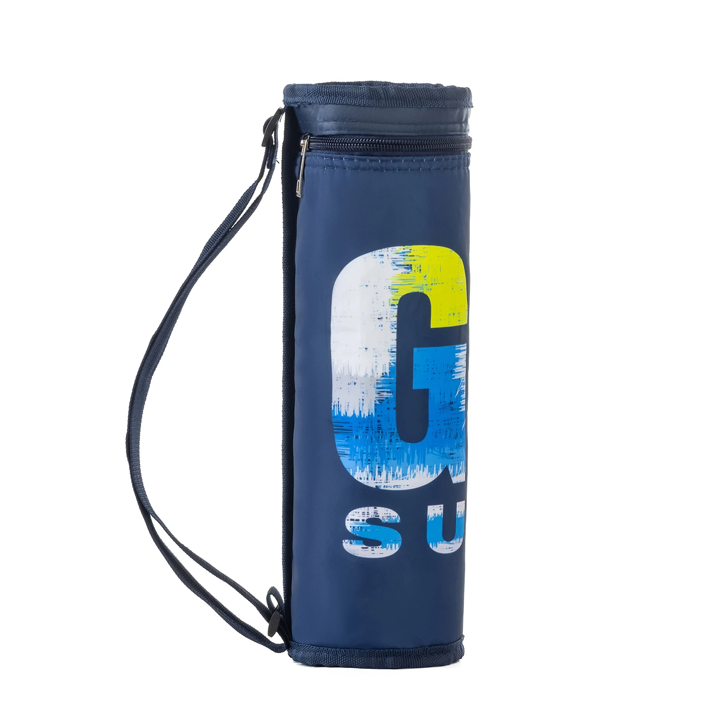 Insulated Portable Water Bottle Cooler Bag - Collapsible Outdoor Travel Sleeve Warmer