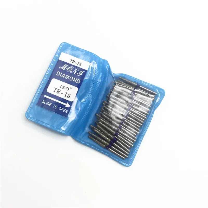 50pcs/bag Dental Diamond Polishing Burs High Speed Burs Teeth Polishing TR Series Dental Materials