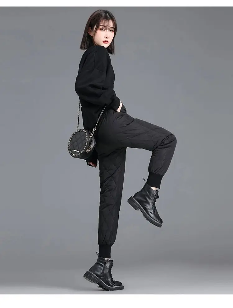 신상바지 High Waist Casual Pants Anew Women Golf Wear Winter Luxury Brand Golf Pants Thickening Sports Women Clothes