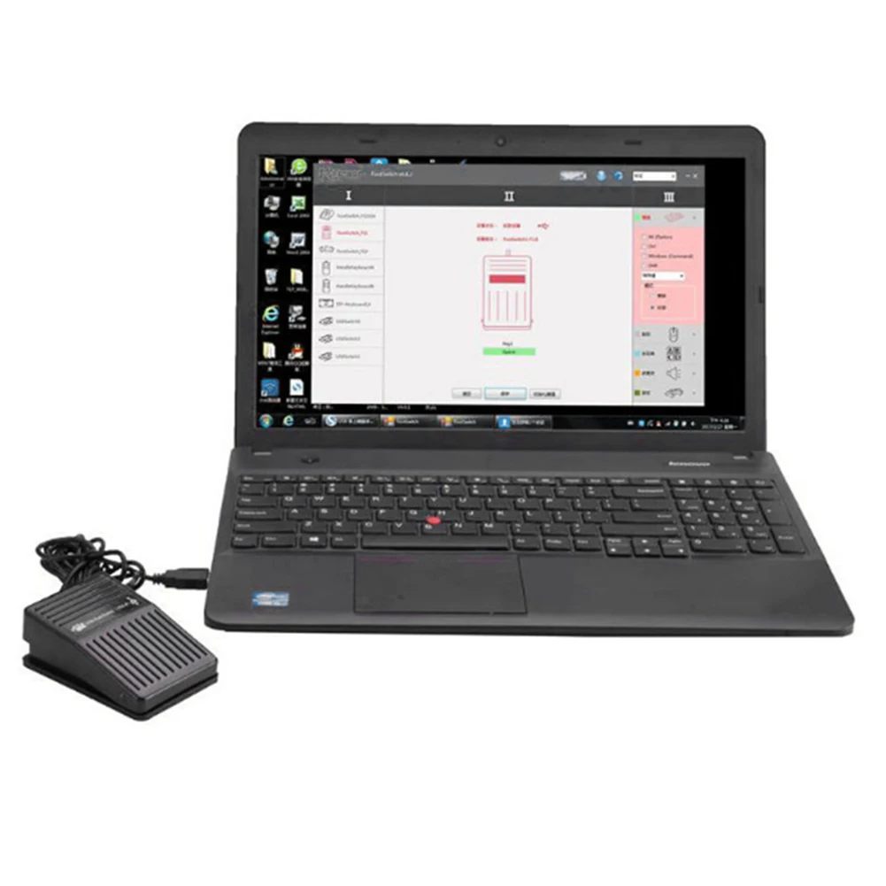 Video Game PC Hands Free Footswitch Game Control Action HID PC USB Foot Switch Keyboard Pedal for Keyboard Mouse Laptop