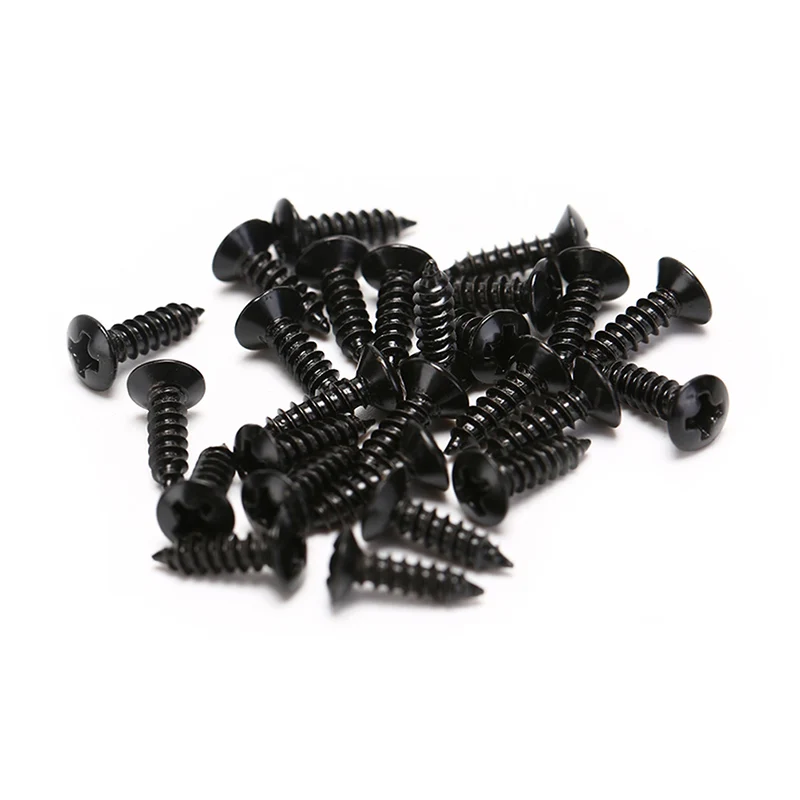 3x12mm Electric Guitar Screws 25PCS for Pickguard Back Plate Mount DIY Luthier Tool