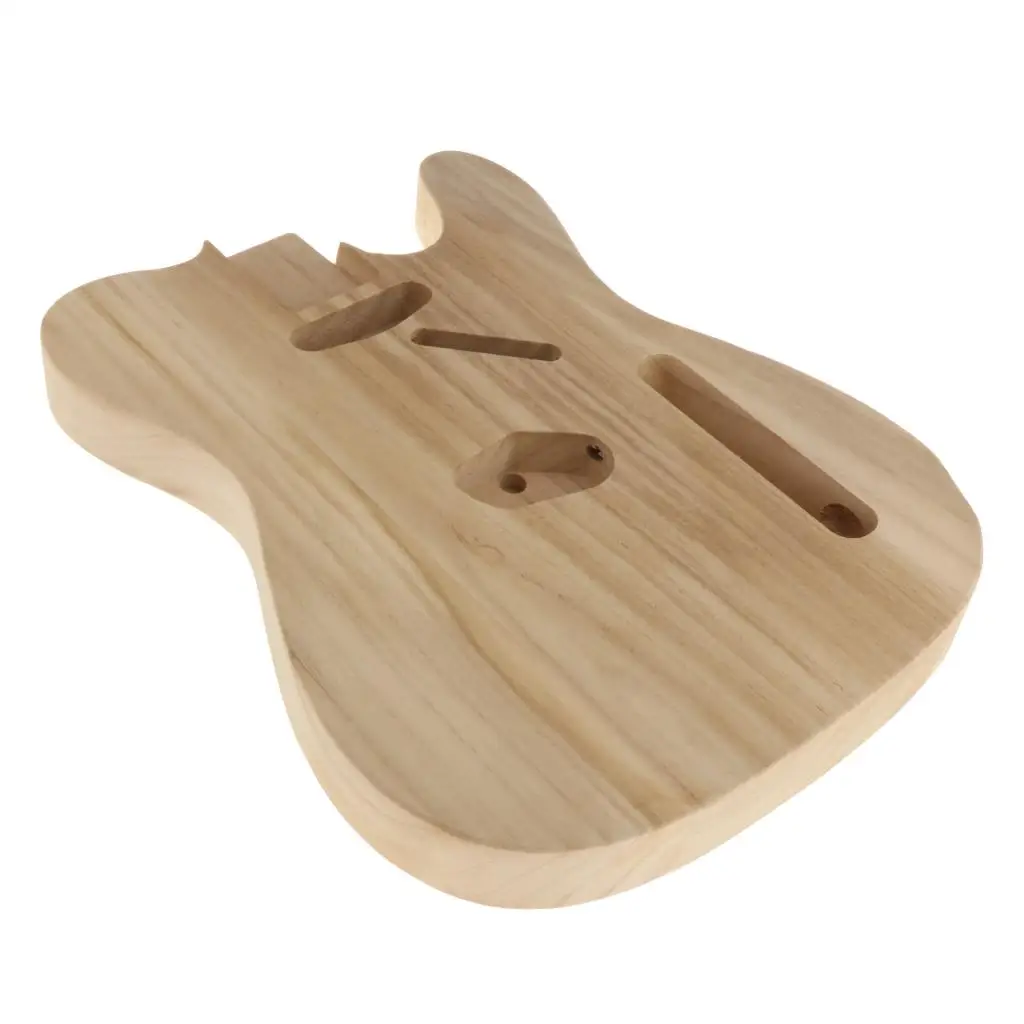 Electric Guitar Body Unfinished Maple Empty Guitar Barrel for