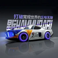 New Rc Car Rc Drift Car Full Scale High Speed Four Wheel Suspension Damping Rear Wheel Differential Model Toy Child Adult Gifts 1