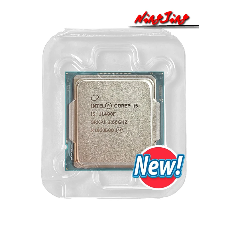 Intel Core i5-11400F NEW i5 11400F 2.6 GHz Six-Core Twelve-Thread CPU  Processor L3=12M 65W LGA 1200 new but no fan