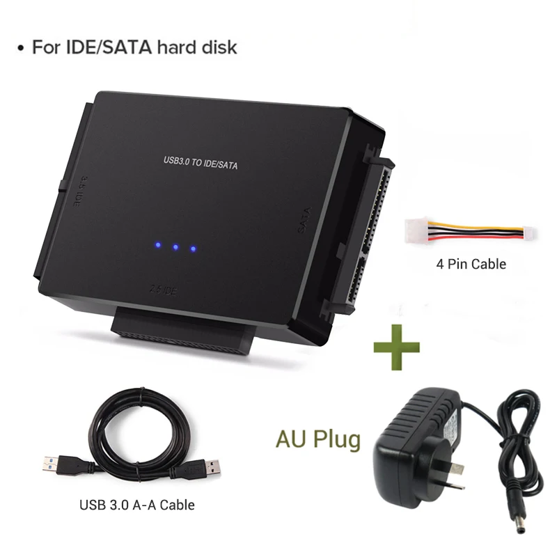 Adaptateur de disque dur externe USB 3.0 vers disque dur IDE/SATA (noi