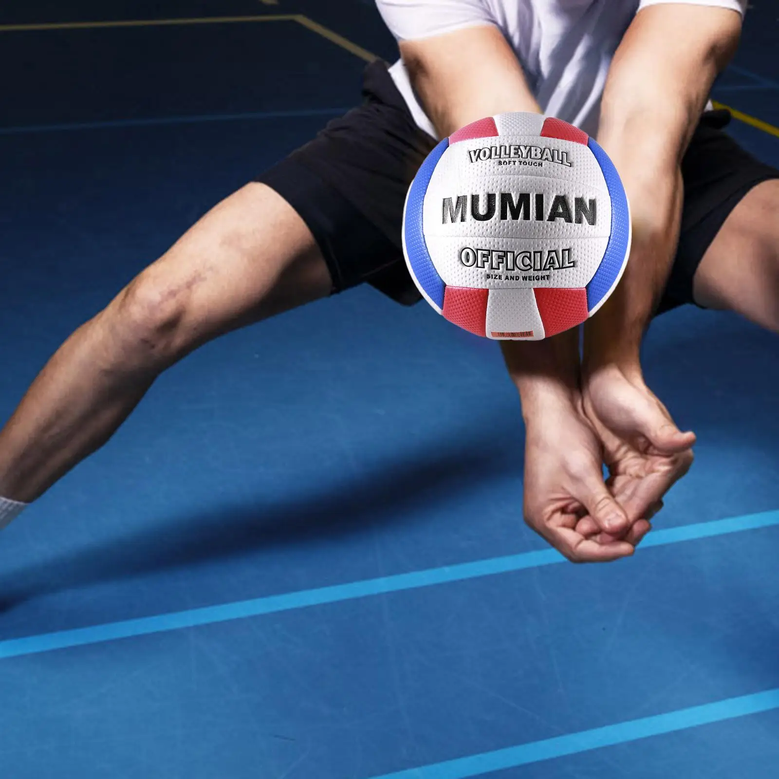 Outdoor Volleyball Sports Ball Professional Soft Volleyball Ball Size 5 Beach Game for Men Women Practice Competition