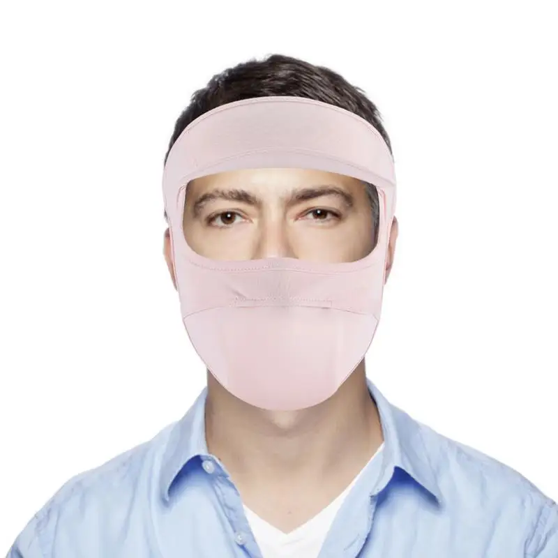 

УФ-маска для лица с полями моющаяся многоразовая дышащая Солнцезащитная маска для упражнений для гольфа и спорта