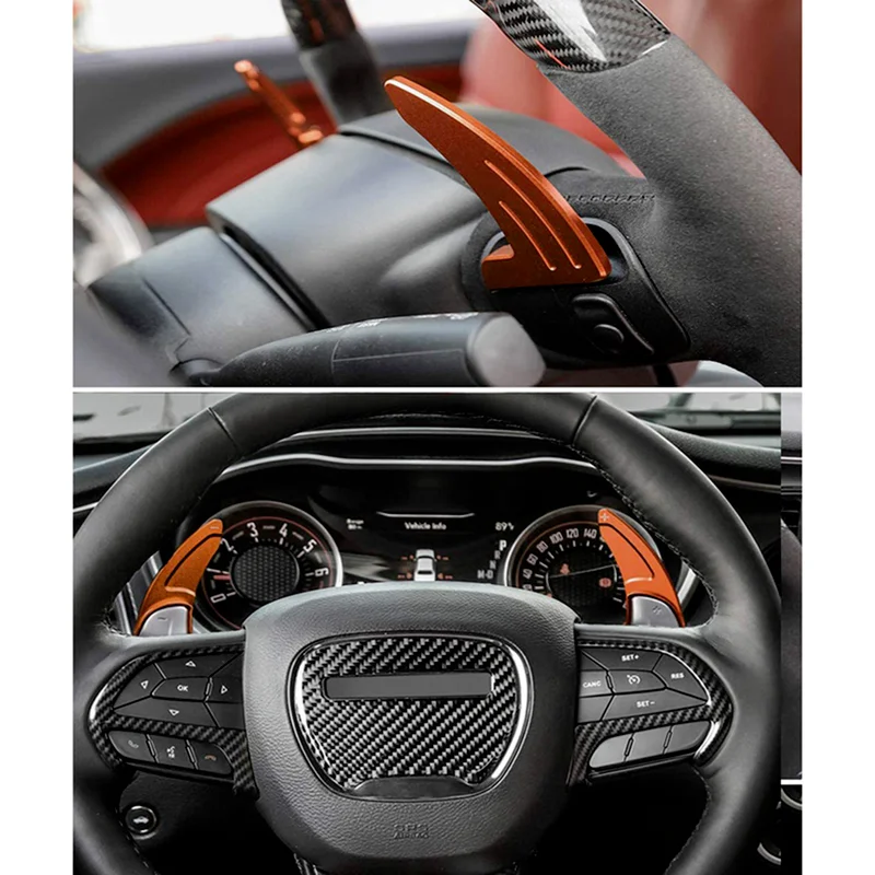 Pair Steering Wheel Shift Paddle Extended Shifter Trim Cover for Dodge  Challenger models after 2015 AliExpress