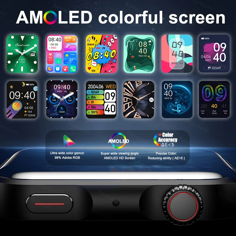 2023 ο Smartwatch   AMOLED  ȭ ׻ ÷ ð  HeartRate Ʈ ġ ȵ̵ ios