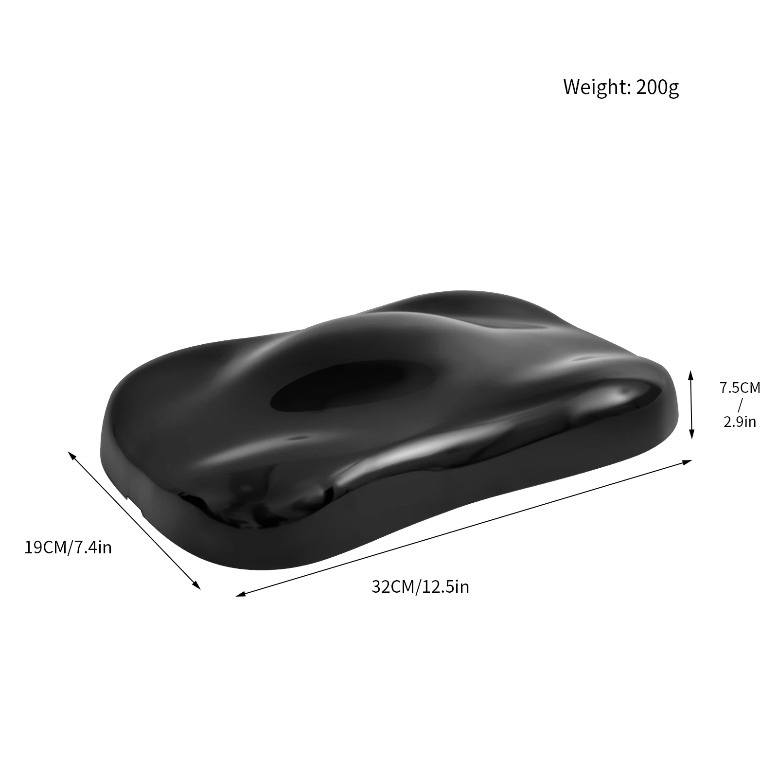 5개/세트 32cm 가장 인기있는 블랙 컬러 페인트 디스플레이 비닐 랩 플라스틱 모양 스피드 모델 자동차 랩핑 도구 (자동차 도색 모델용)