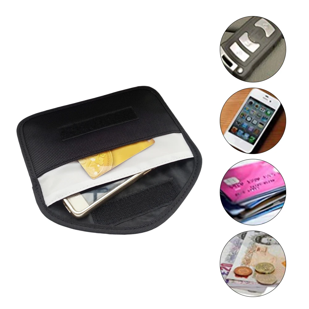 6 Inch Signal Blocking Pouch For Car Keys Phones Double Layer Radiation