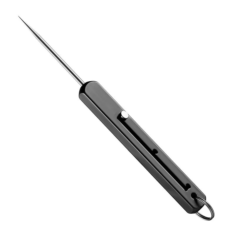 Portable EDC Retractable Toothpick High Strength Titanium Alloy