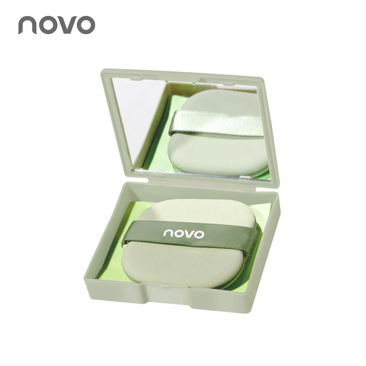 Oil absorbing paper with mirror puff face refreshing summer delinquent paper women portable Free replacement Skin care Makeup