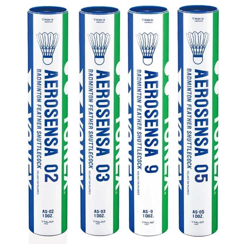YOENX Durable Training Shuttlecocks 12-Pack Goose Feathers Competition Quality Badminton Matches Training Gear