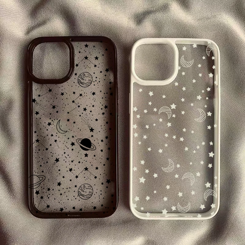 Starry Sky Hard Clear Phone Case Cover