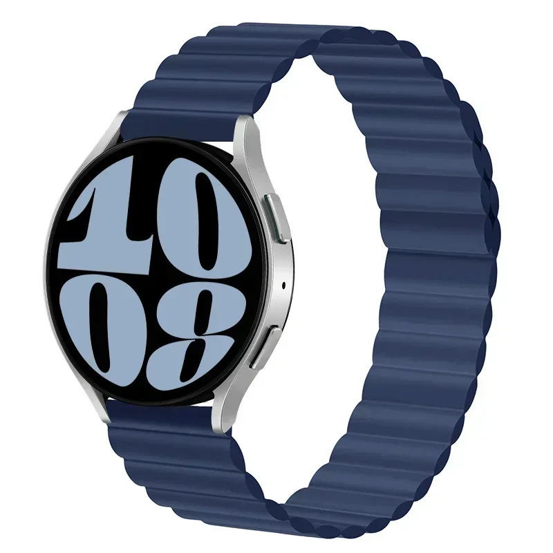 Magnetic Silicone Ultimate Watch Strap Bracelet, 22mm/20mm