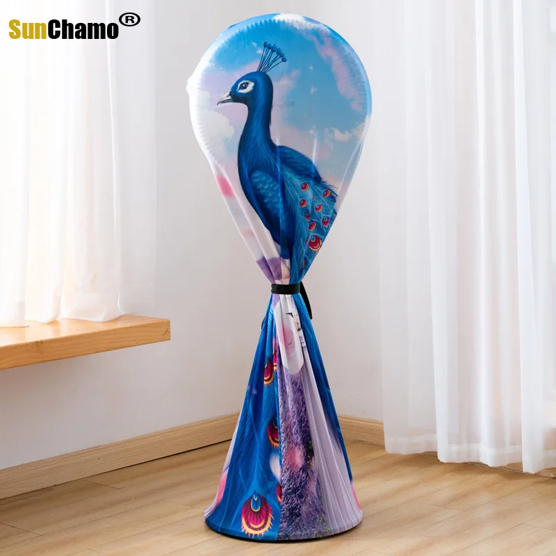 Electric Dust Household Round Floor Elastic Universal All-inclusive Cartoon Bladeless Neck Fan Dust Cover dust cover fan cover