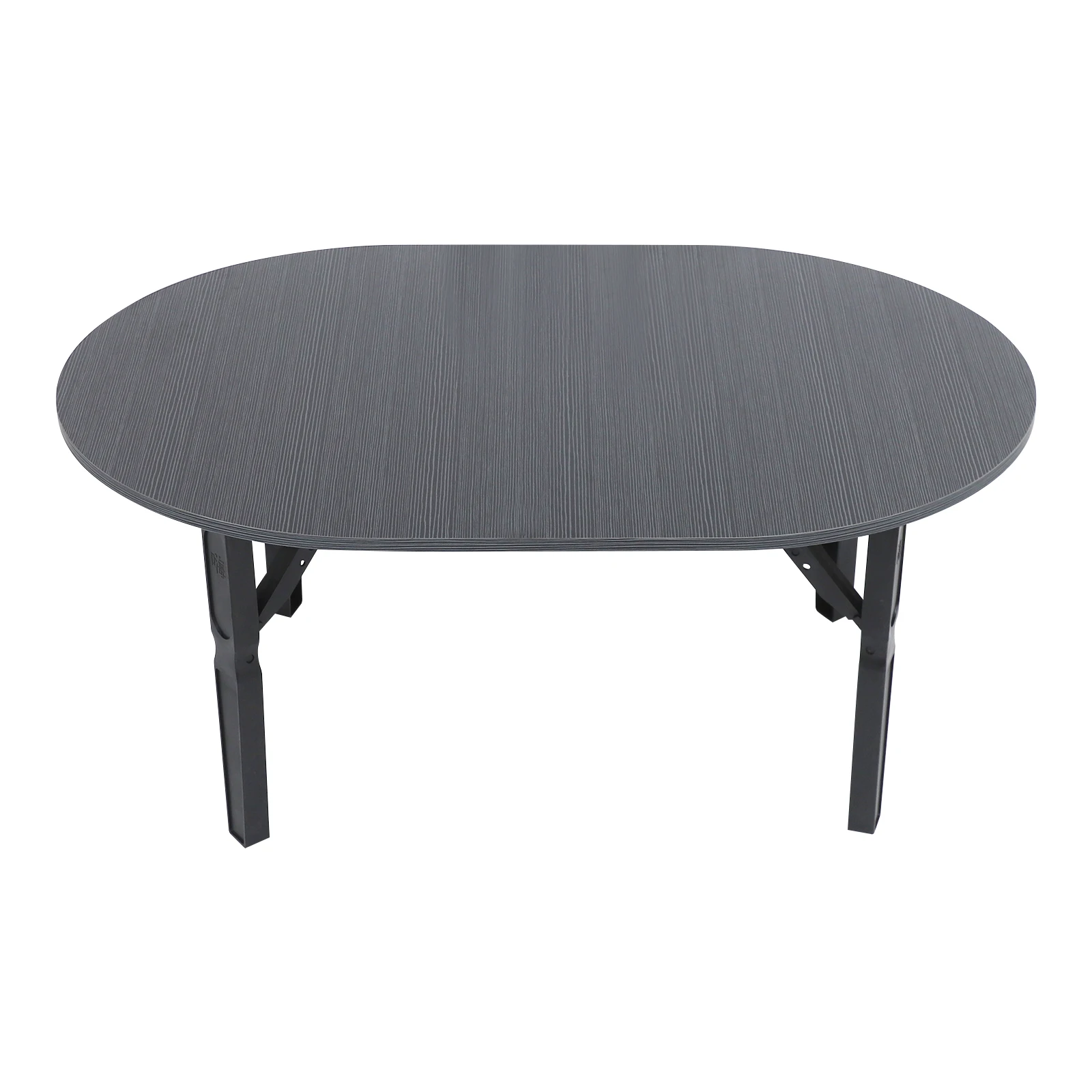 Foldable Coffee Table Modern Oval Side Table for Living Room, Bedroom & Office No Assembly Needed 4