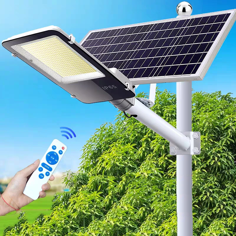 

Split 50W Solar Lights Straatlantaarn Waterdichte Led Straatlantaarns Achtertuin Achtertuin Beveiliging Overstroming Verlichting