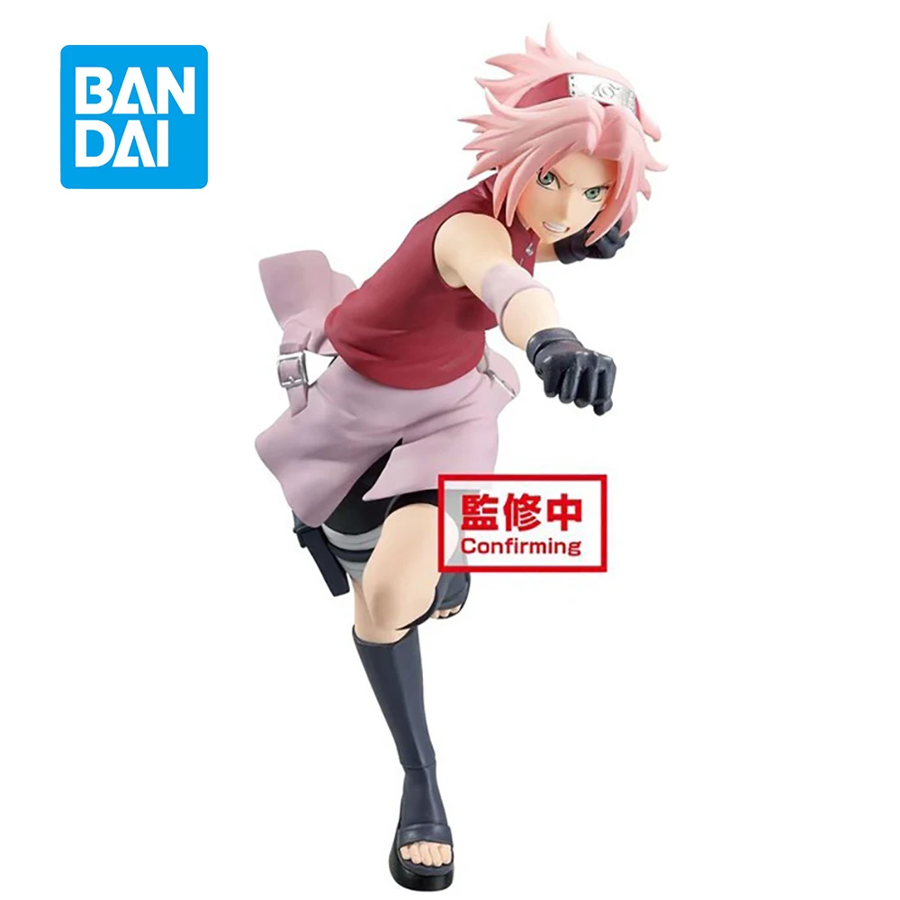 

IN Stock Bandai Banpresto Naruto Shippuuden Haruno Sakura Vibration Stars 16Cm Anime Figure Pvc Model Child Toys Collectible Kit