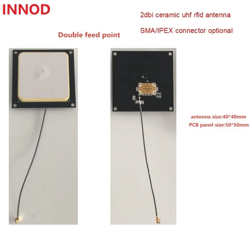

Диапазон короткого считывания 5 см-3 метра, мини uhf rfid модуль RHCP циркулярная поляризационная антенна 868 МГц 915 МГц разъем sma ipex
