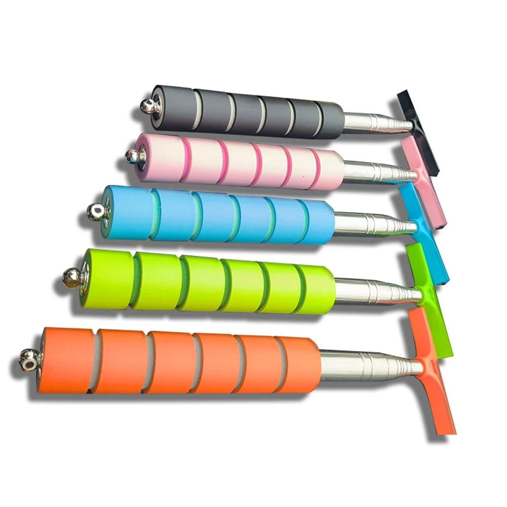 1pc Car Mirror Wip Telescopic Rearview Side Mirror Squeegee Glass Cleaning Tools For Window Defogging Telescopic Wiper