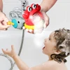 Blowing Bubble Baby Bath Toys Outdoor Foam Maker Cute Cartoon Shark And Crab Bathroom Swimming Pool Toys Bathtub Soap Machine 6