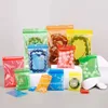 Reclosable Small Gift Packaging Bags for Cookies Jewelry, Reusable Plastic Zip Lock Pouches, Mini PE Ziplock Bag, 100Pcs 2
