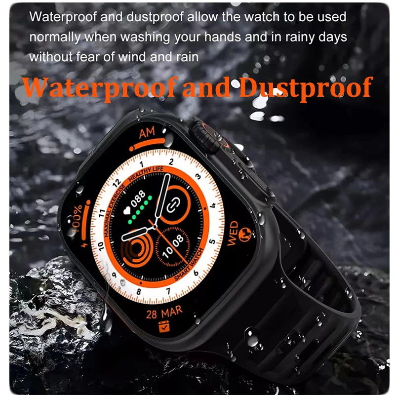 2023 U8 ø AP8 Ʈ ġ    ȭ NFC 2,1 ġ IP68 Waterpro Smartwatch  