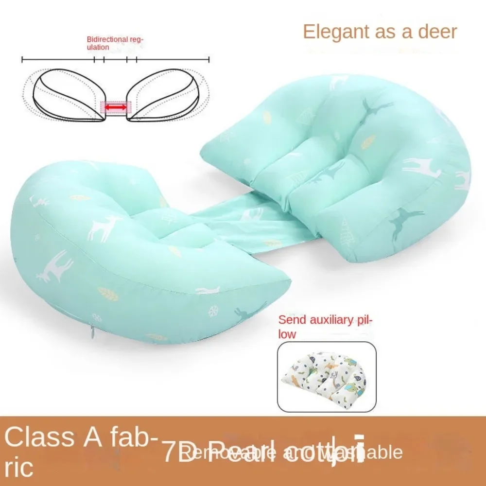 Pregnancy Pillow Pregnant Women's Waist Side Sleeping Multifunctional Support Full Body Maternity Cushion Pad for Leg