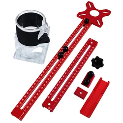 Versatile Router Milling Groove Bracket and Circle Cutting Jig - 1Pcs (Extended with Base)