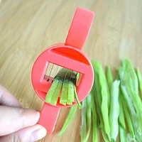 Trancheur de germes de haricots multifonction à usage domestique, outil de cuisine, petit coupe-légumes, fabricant de fils de haricots, 1 pièce 2