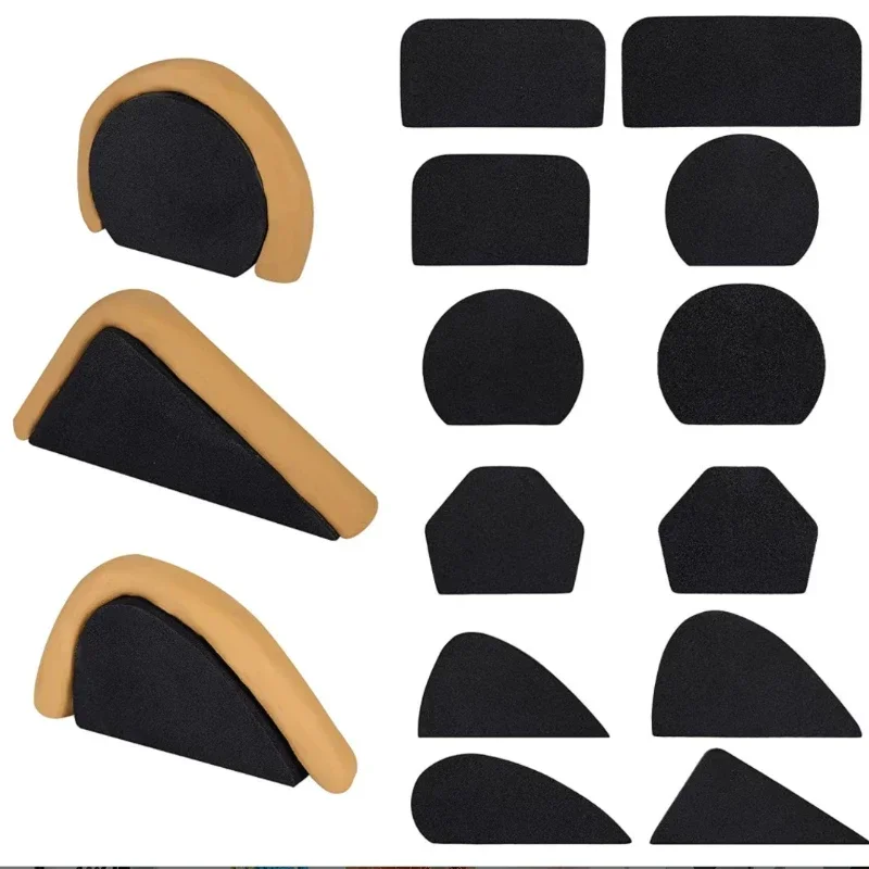 Pottery sculpting tools clay sculpting tools pottery tools clay craft tool Pottery Mug Handle Molds Set of 12 DIY Cups Handle Making