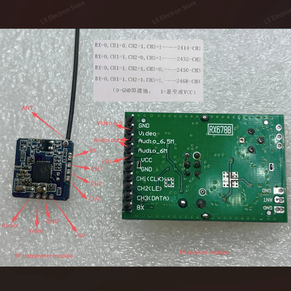 Module RF Émetteur-Récepteur 433MHz pour Drone - Lot de 3